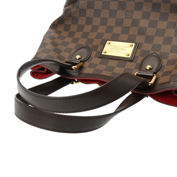 LOUIS VUITTON Authentic Brown Damier Canvas Bag - Picture 4 of 11